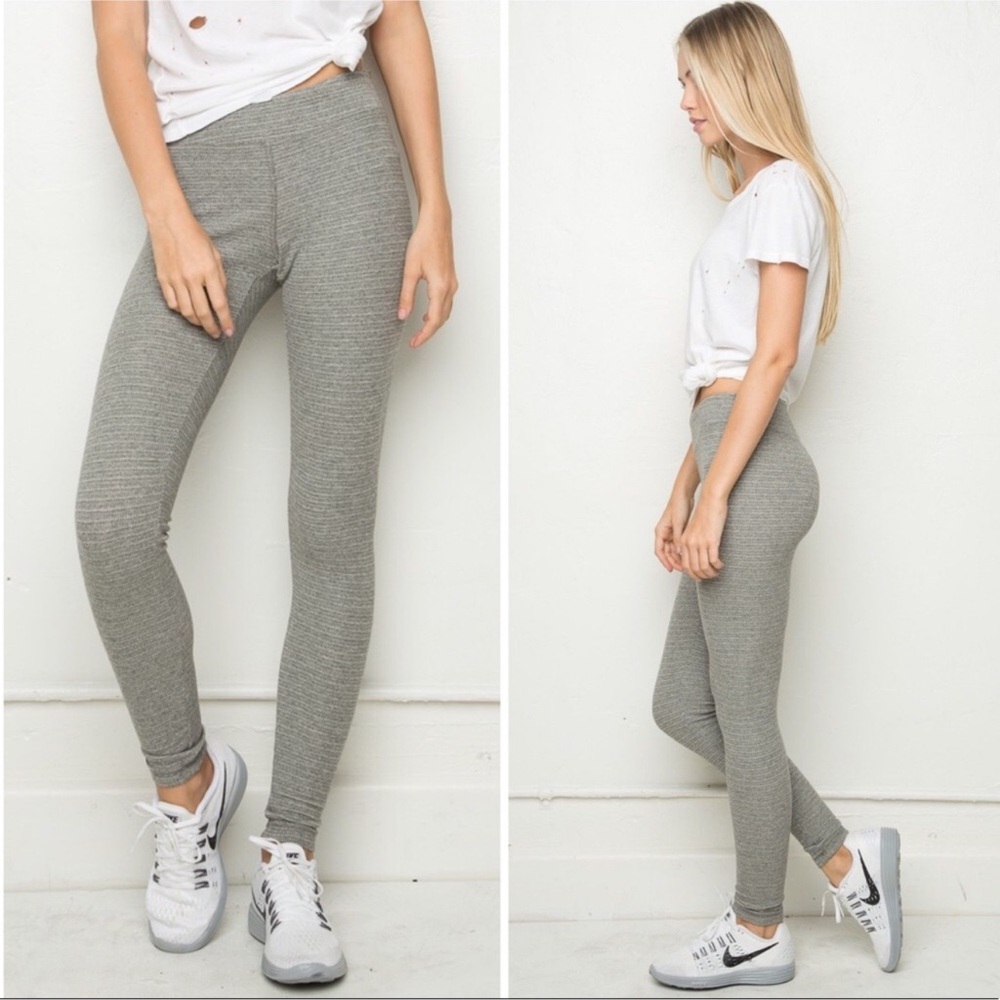 Brandy Melville Jaycee Waffle Knit Leggings